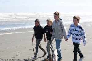 Boys at beach